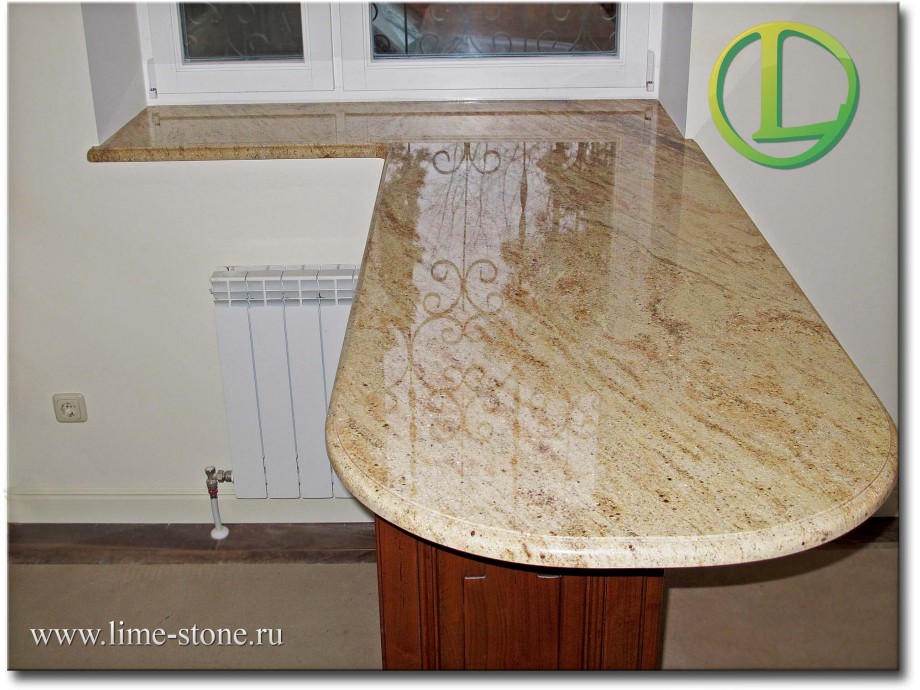 Изготавливаем обеденный столы, барные стойки, ресепшены из камня в Санкт-Петербурге